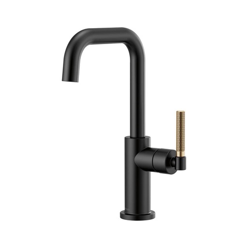 [BRI-61053LF-BLGL] Brizo 61053LF-BLGL Litze Square Spout Bar Faucet Luxe Gold Matte Black