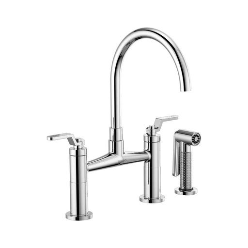 [BRI-62544LF-PC] Brizo 62544LF-PC Litze Bridge Faucet Industrial Handle Chrome
