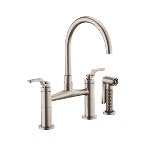 [BRI-62544LF-SS] Brizo 62544LF-SS Litze Bridge Faucet Industrial Handle Stainless