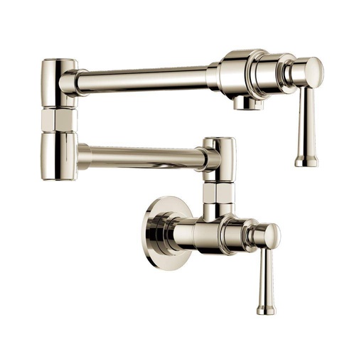 [BRI-62825LF-PN] Brizo 62825LF-PN Artesso Wall Mount Pot Filler Polished Nickel