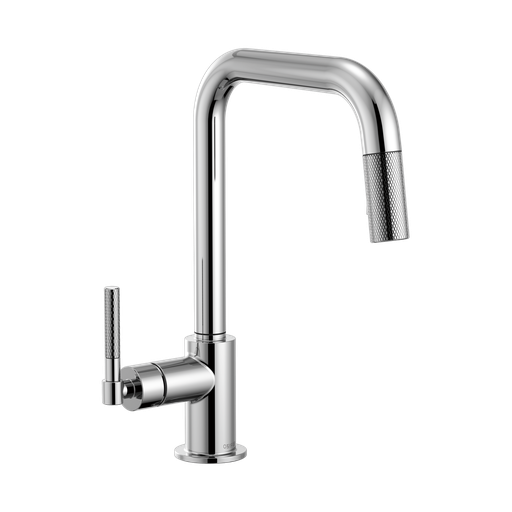 [BRI-63053LF-PC] Brizo 63053LF-PC Litze Pull Down Square Spout Knurled Handle Faucet Chrome