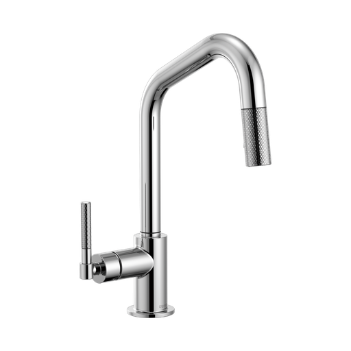 [BRI-63063LF-PC] Brizo 63063LF-PC Litze Pull Down Angled Spout Knurled Handle Faucet Chrome