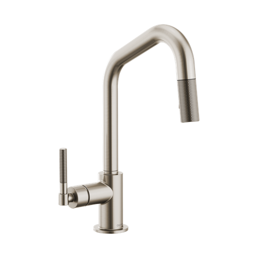 [BRI-63063LF-SS] Brizo 63063LF-SS Litze Pull Down Angled Spout Knurled Handle Faucet Stainless
