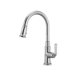 [BRI-63074LF-PC] Brizo 63074LF Rook Single Handle Pull Down Kitchen Faucet Chrome