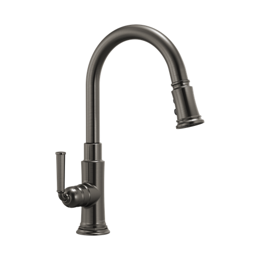 [BRI-63074LF-SL] Brizo 63074LF-SL Rook Single Handle Pull Down Kitchen Faucet Luxe Steel