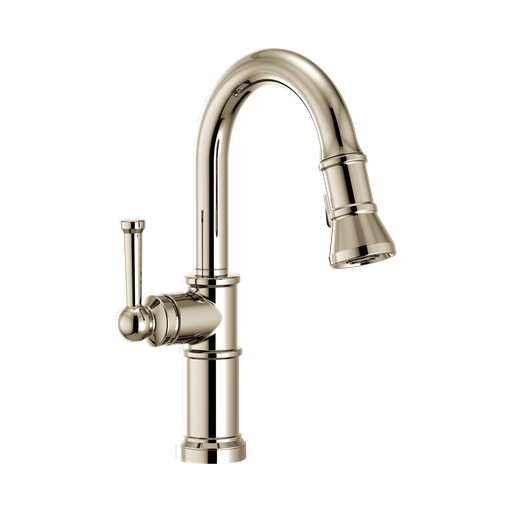 [BRI-63925LF-PN] Brizo 63925LF-PN Artesso Pull Down Prep Faucet Polished Nickel