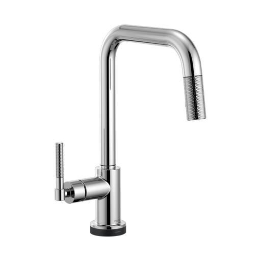 [BRI-64053LF-PC] Brizo 64053LF-PC Litze Smart Touch Pull Down Square Spout Knurled Handle Chrome