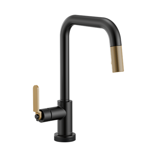 [BRI-64054LF-BLGL] Brizo 64054LF-BLGL Litze Smart Touch Pull Down Square Spout Faucet Luxe Gold Matte Black