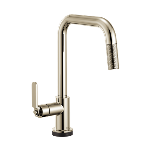 [BRI-64054LF-PN] Brizo 64054LF-PN Litze Smart Touch Pull Down Square Spout Faucet Polished Nickel