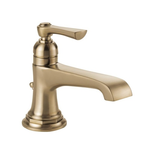 [BRI-65060LF-GL] Brizo 65060LF-GL Rook Single Handle Single Hole Lavatory Faucet Luxe Gold