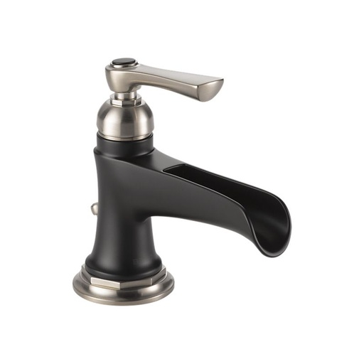 [BRI-65061LF-NKBL] Brizo 65061LF-NKBL Rook Single Handle Lavatory Faucet