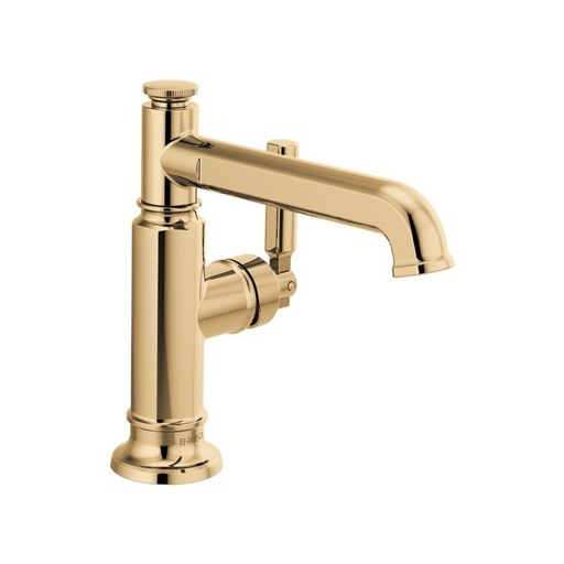 [BRI-65076LF-PG-ECO] Brizo 65076LF-PG-ECO Invari Single Handle Lavatory Faucet Polished Gold