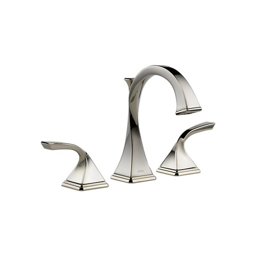 [BRI-65330LF-PN] Brizo 65330LF-PN Virage Widespread Lavatory Faucet Polished Nickel