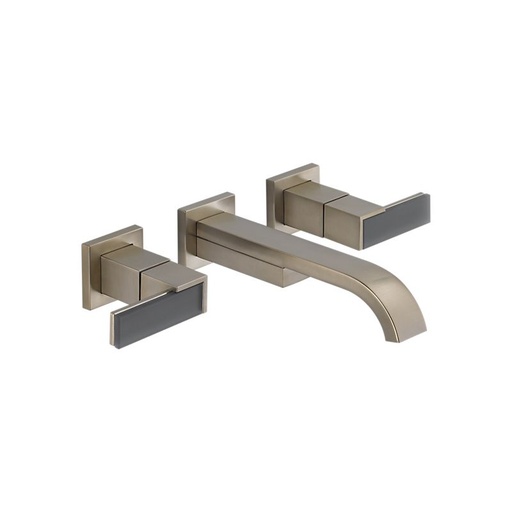 [BRI-65880LF-BNLHP] Brizo 65880LF-BNLHP Siderna Wall Mount Lavatory Faucet Less Handles