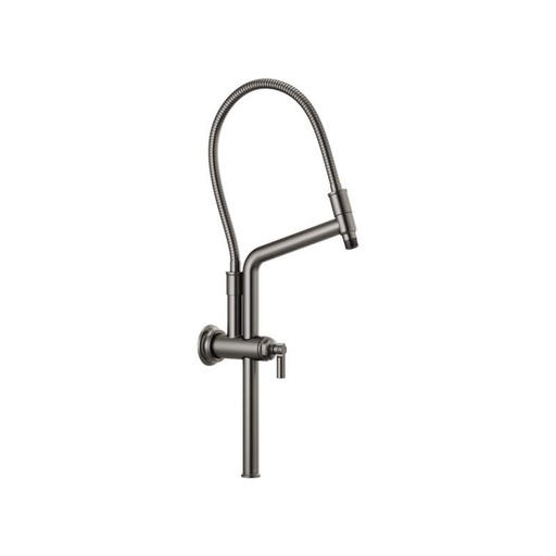 [BRI-81376-SL] Brizo 81376-SL Invari Slide Bar Shower Arm And Flange Luxe Steel