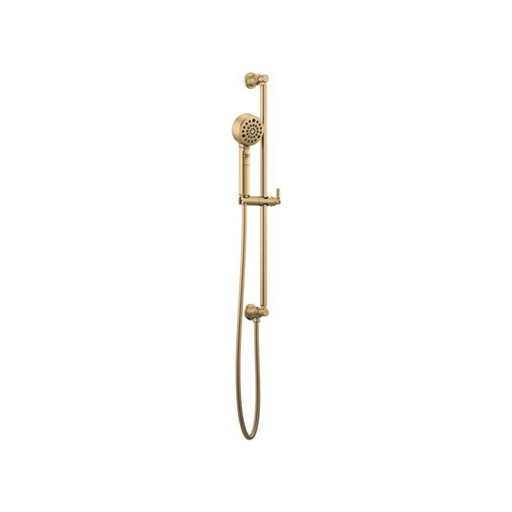 [BRI-88776-GL] Brizo 88776-GL Invari H2Okinetic Multi Function Slide Bar Handshower Luxe Gold