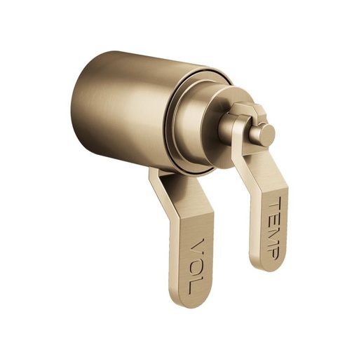 [BRI-HL6034-GL] Brizo HL6034-GL Litze Tempassure Thermostatic Trim Handle Kit Luxe Gold