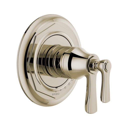 [BRI-T60061-PN] Brizo T60061-PN Rook Tempassure Thermostatic Valve Trim Polished Nickel