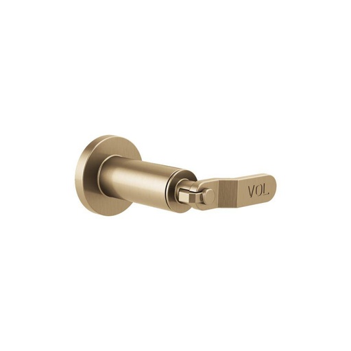 [BRI-T66634-GL] Brizo T66634-GL Sensori Volume Control Trim Industrial Lever Luxe Gold