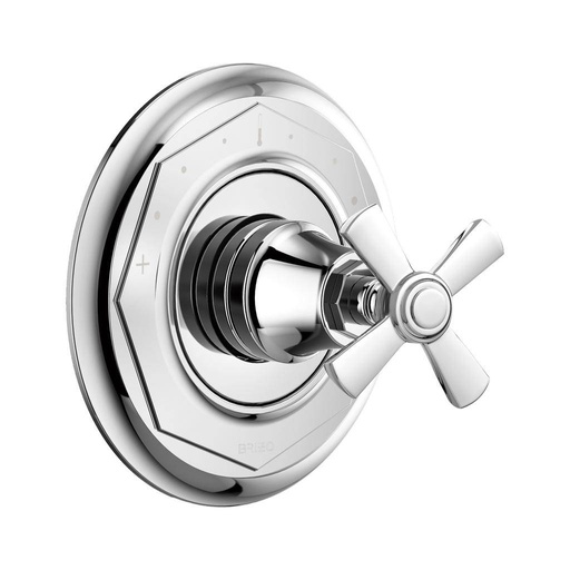 [BRI-T66T061-PC] Brizo T66T061-PC Rook Thermostatic Valve Trim Cross Chrome