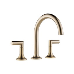 [BRI-T67375-GL] Brizo T67375-GL Odin 3 Hole Roman Tub Faucet Luxe Gold