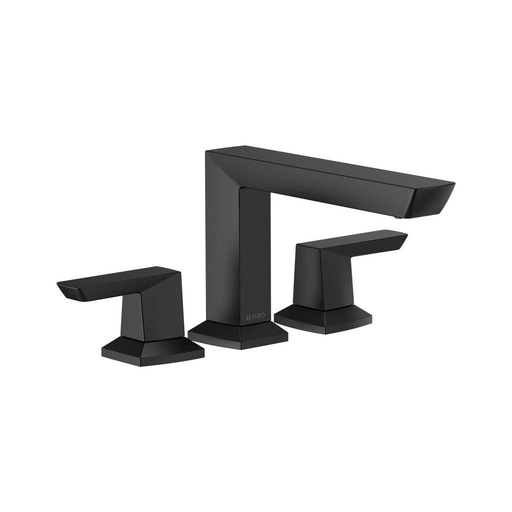 [BRI-T67388-BL] Brizo T67388-BL Vettis 3 Hole Roman Tub Faucet Matte Black