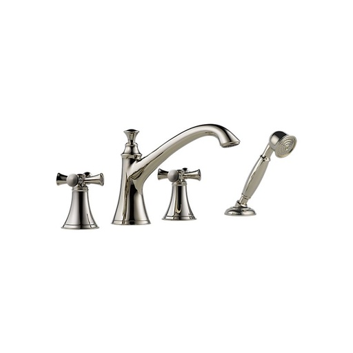 [BRI-T67405-PNLHP] Brizo T67405-PNLHP Baliza Tub Filler Hand Shower Less Handles