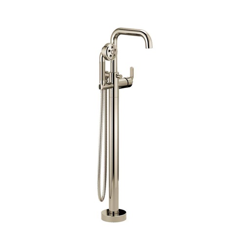 [BRI-T70135-PNLHP] Brizo T70135-PNLHP Litze Single Handle Freestanding Tub Filler Less Handle Polished Nickel