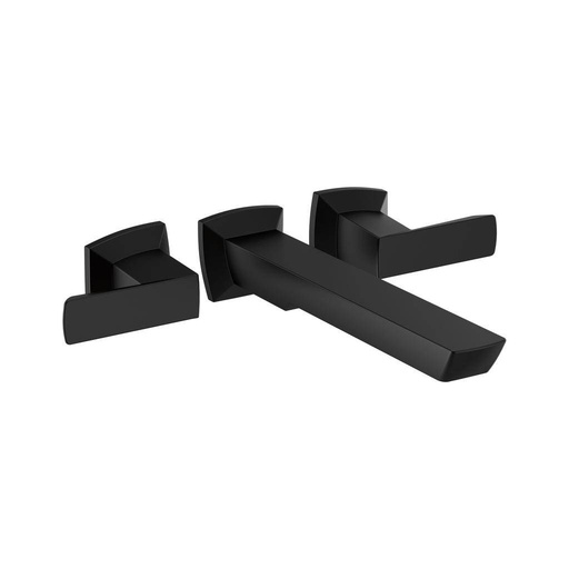 [BRI-T70488-BL] Brizo T70488-BL Vettis Two Handle Wall Mount Tub Filler Matte Black