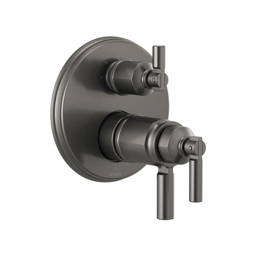 [BRI-T75576-SL] Brizo T75576-SL Invari Tempassure Thermostatic Valve 3 Function Diverter Luxe Steel