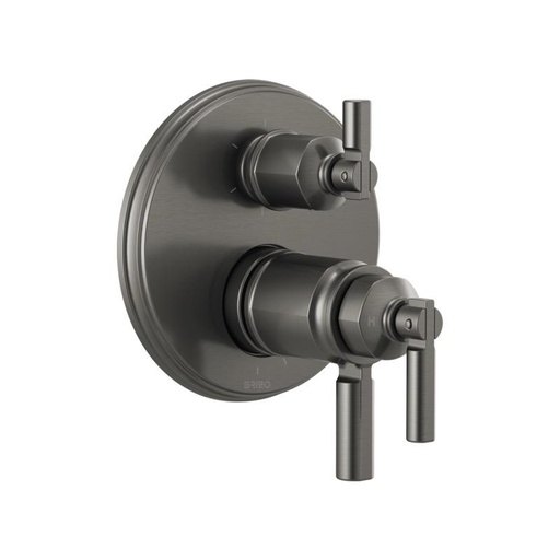 [BRI-T75676-SL] Brizo T75676-SL Invari Tempassure Thermostatic Valve 6 Function Diverter Luxe Steel