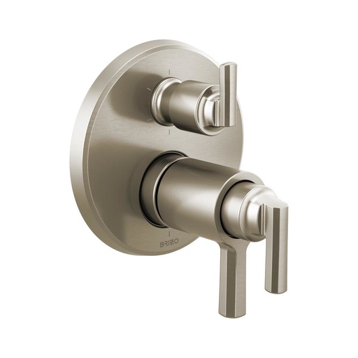[BRI-T75698-NK] Brizo T75698-NK Tempassure Thermostatic Valve With 6 Function Diverter Trim Luxe Nickel