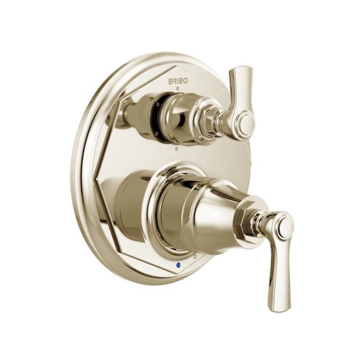 [BRI-T75P660-PN] Brizo T75P660-PN Rook Pressure Balance Valve 6 Function Diverter Trim Polished Nickel
