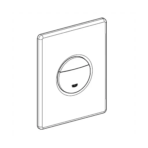 [GRO-42375000] Grohe 42375000 Universal Cover Plate With Push Button