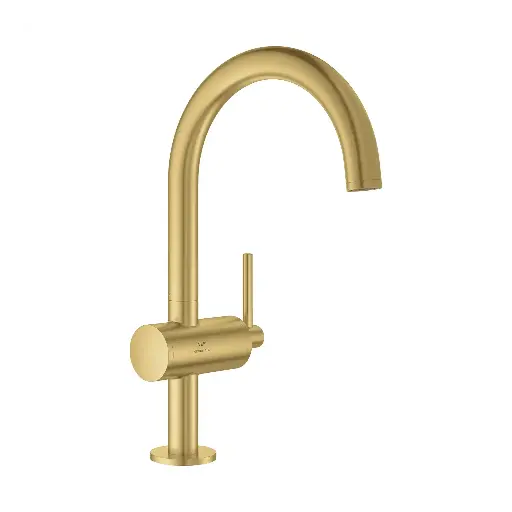 [GRO-24350GN0] Grohe 24350GN0 Atrio Single Handle L-Size Bathroom Faucet Brushed Cool Sunrise
