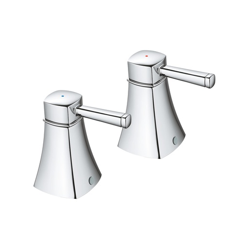 [GRO-48325000] Grohe 48325000 Grandera Pair Of Handles StarLight Chrome