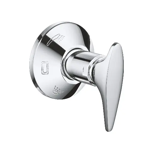 [GRO-45068000] Grohe 45068000 Universal Reversing Lever With Flange Chrome