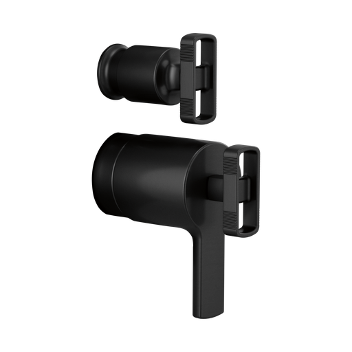 [BRI-HK7506-BL] Brizo HK7506-BL Kintsu Thermostatic Integrated Diverter Trim Knob Matte Black