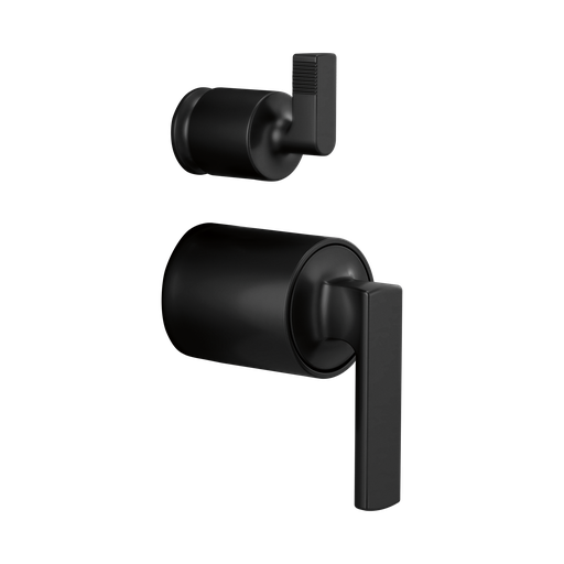 [BRI-HL75P06-BL] Brizo HL75P06-BL Kintsu Pressure Balance Integrated Diverter Trim Matte Black