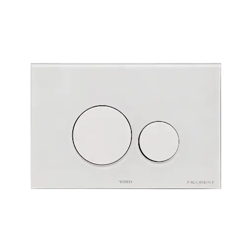 [TOTO-YT994#WH] TOTO YT994#WH NEOREST Rectangle Push Plate Dual Button White