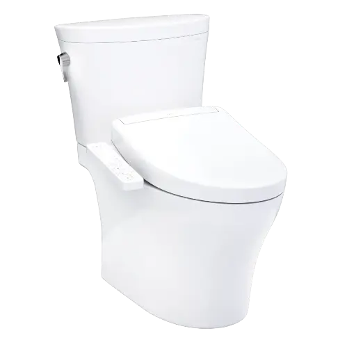 [TOTO-MW4483346CEMFGN#01] TOTO MW4483346CEMFGN#01 Aquia IV Arc Washlet+ S2 Two Piece Toilet Cotton