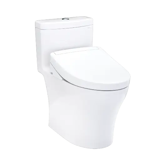 [TOTO-MW6463446CEMFGN#01] TOTO MW6463446CEMFGN#01 Aquia IV Washlet+ S5 One Piece Toilet Cotton