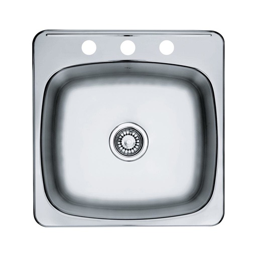 [KIN-RSL2020-3] Kindred RSL2020-3 Reginox Tm 20G Ss Sgl 3 Hole