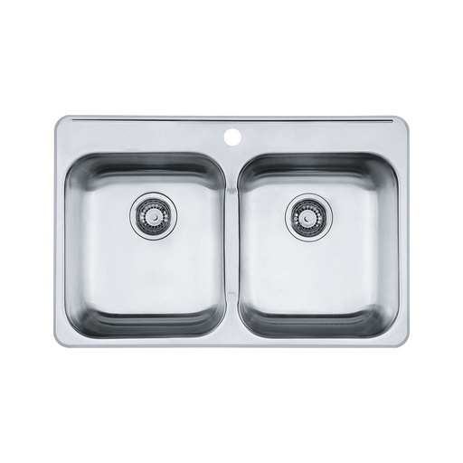 [KIN-RDL5279-1] Kindred RDL5279-1 Reginox Tm 20G Ss Dbl 1 Hole