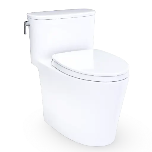 [TOTO-MS686124CEFRG#01] TOTO MS686124CEFRG#01 Aurora One Piece Toilet Right Lever Cotton