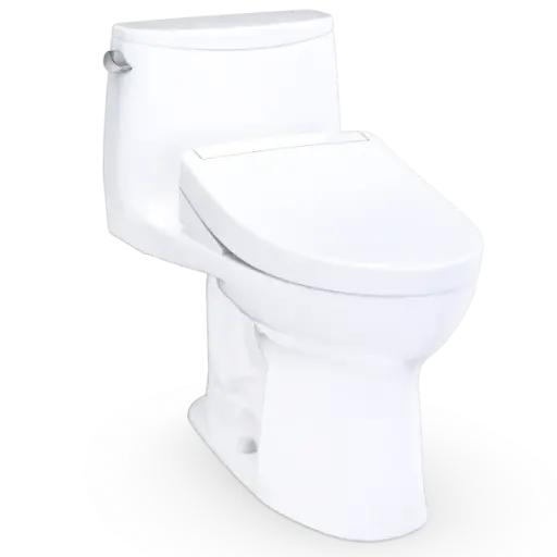 [TOTO-MW6084736CSFG#01] TOTO MW6084736CSFG#01 Ultramax Washlet+ 1.6 GPF One Piece Toilet Cotton