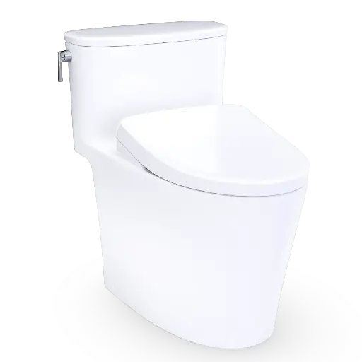 [TOTO-MW6864726CEFG#01] TOTO MW6864726CEFG#01 Aurora Washlet+ One Piece Toilet Cotton
