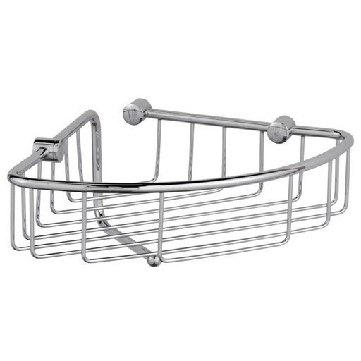 [LAL-3381BG] Laloo 3381BG Corner Wire Basket Brushed Gold