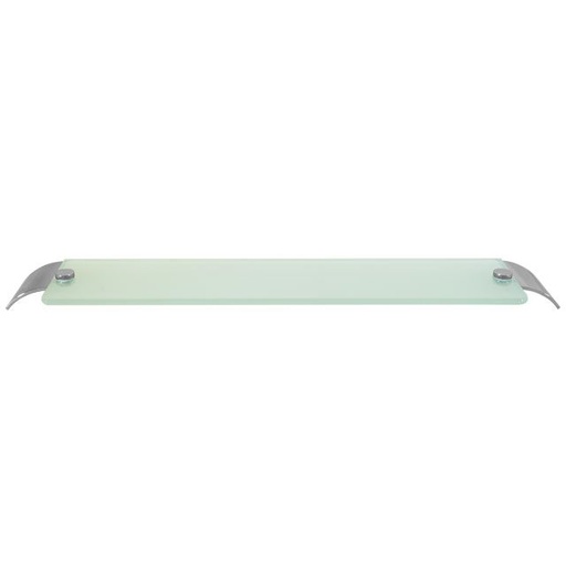 [LAL-R3087C] Laloo R3087C Radius Single Glass Shelf Chrome