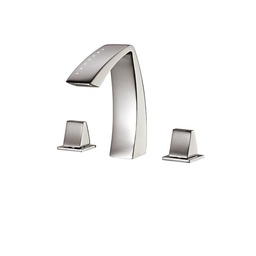 [AQB-61716PC] Aquabrass 61716 Etna Widespread Lavatory Faucet With Crystals Polished Chrome